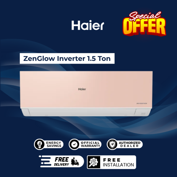 ZenGlow Pink 1.5 Ton