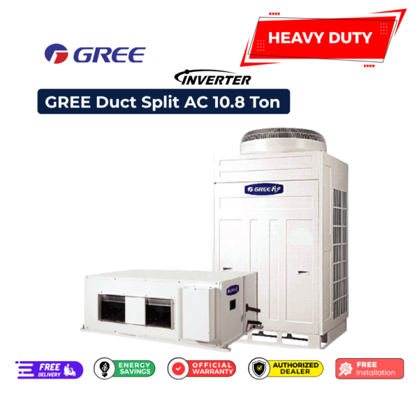 GREE Duct Split 10.8 TON