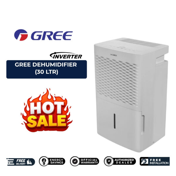 GREE DEHUMIDIFIER (30 LTR)
