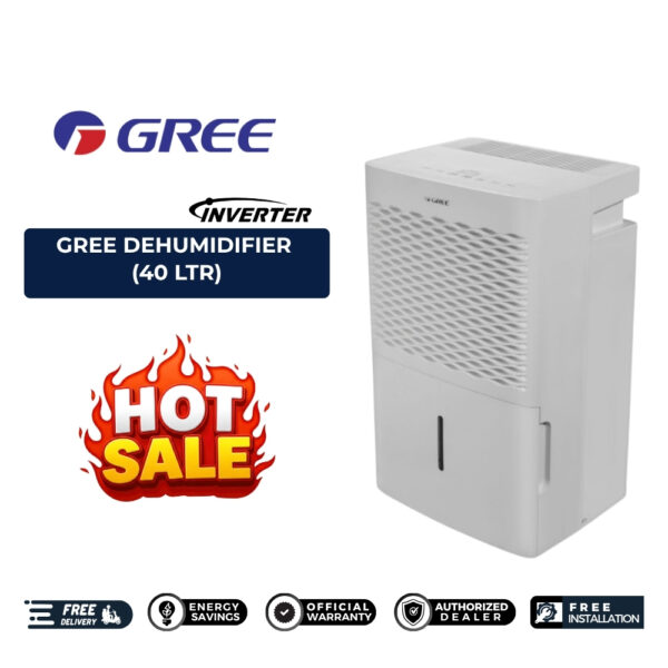 GREE DEHUMIDIFIER (40 LTR)